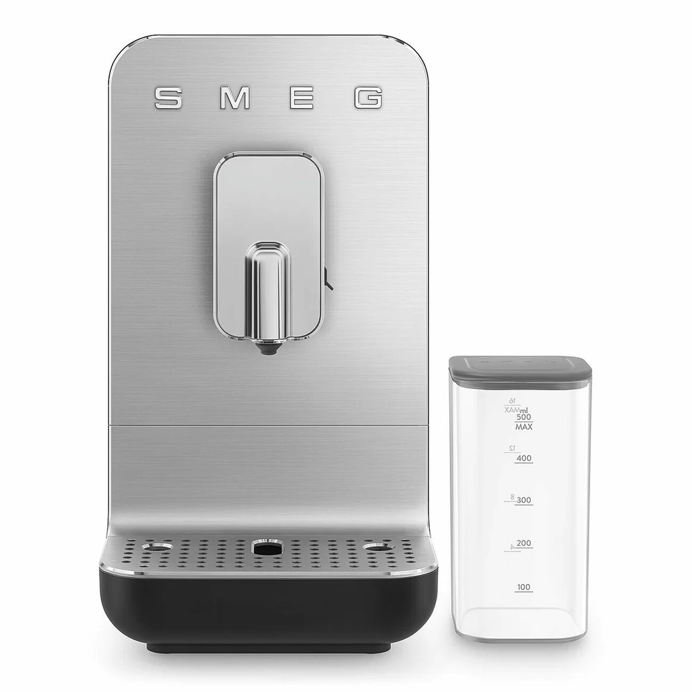 SMEG Bean To Cup Coffee Machine with Automatic Milk Frothing - Matte Black