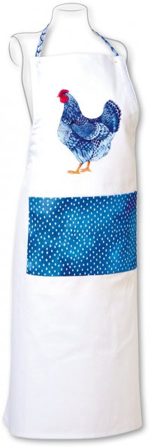 IHR Apron Blue Plumage