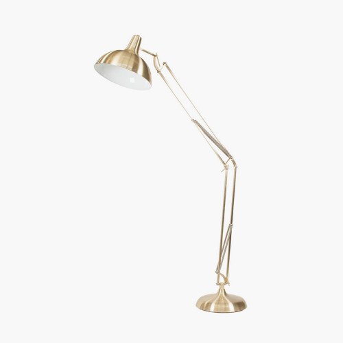 Alonzo Brass Metal Task Floor Lamp