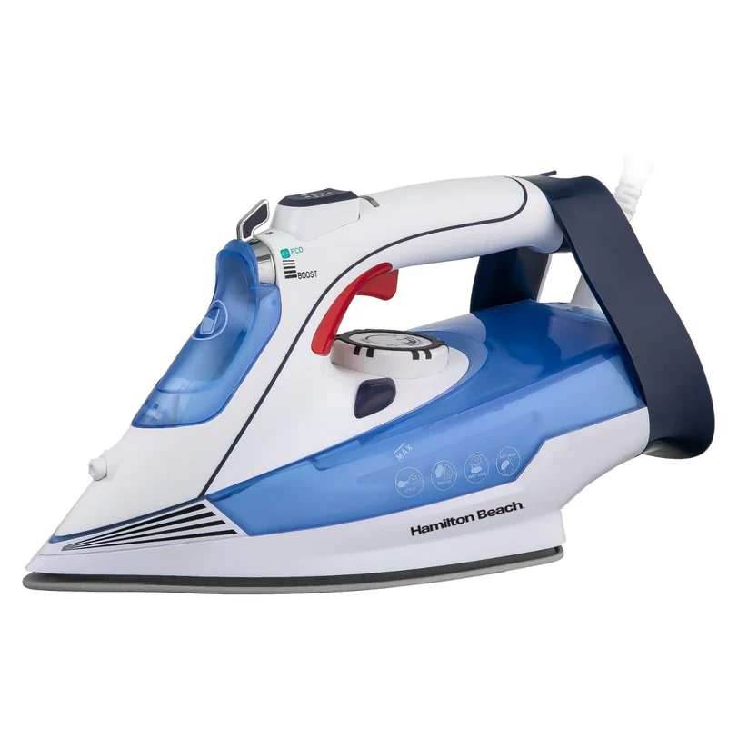 Hamilton Beach Pro SteamMax 3000W White & Blue Steam Iron