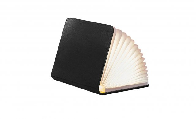 Gingko Gingko Mini Smart Book Light Black Leather