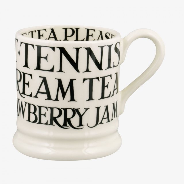 Emma Bridgewater Black Toast Cream Tea 1/2 Pint Mug