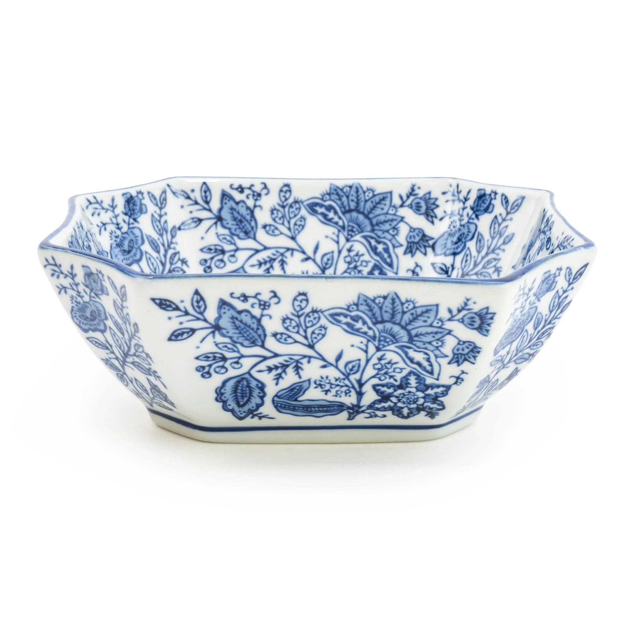 Sumatra Rectangular Bowl Blue/White