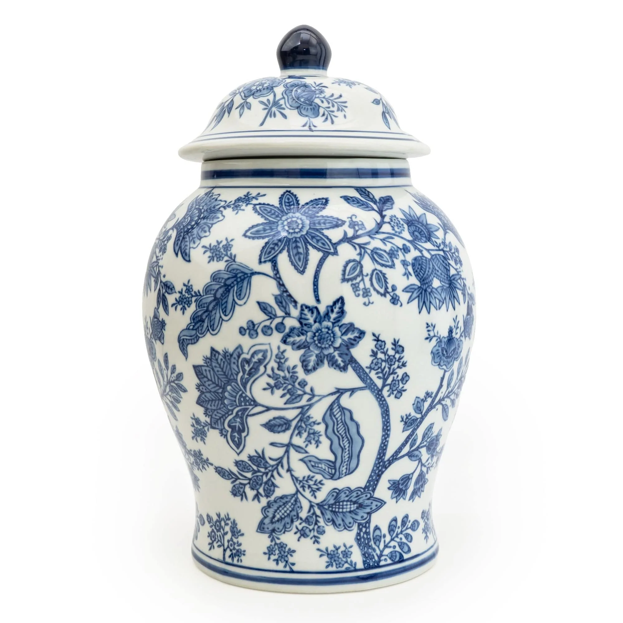 Sumatra Ginger Jar Blue/White - Large