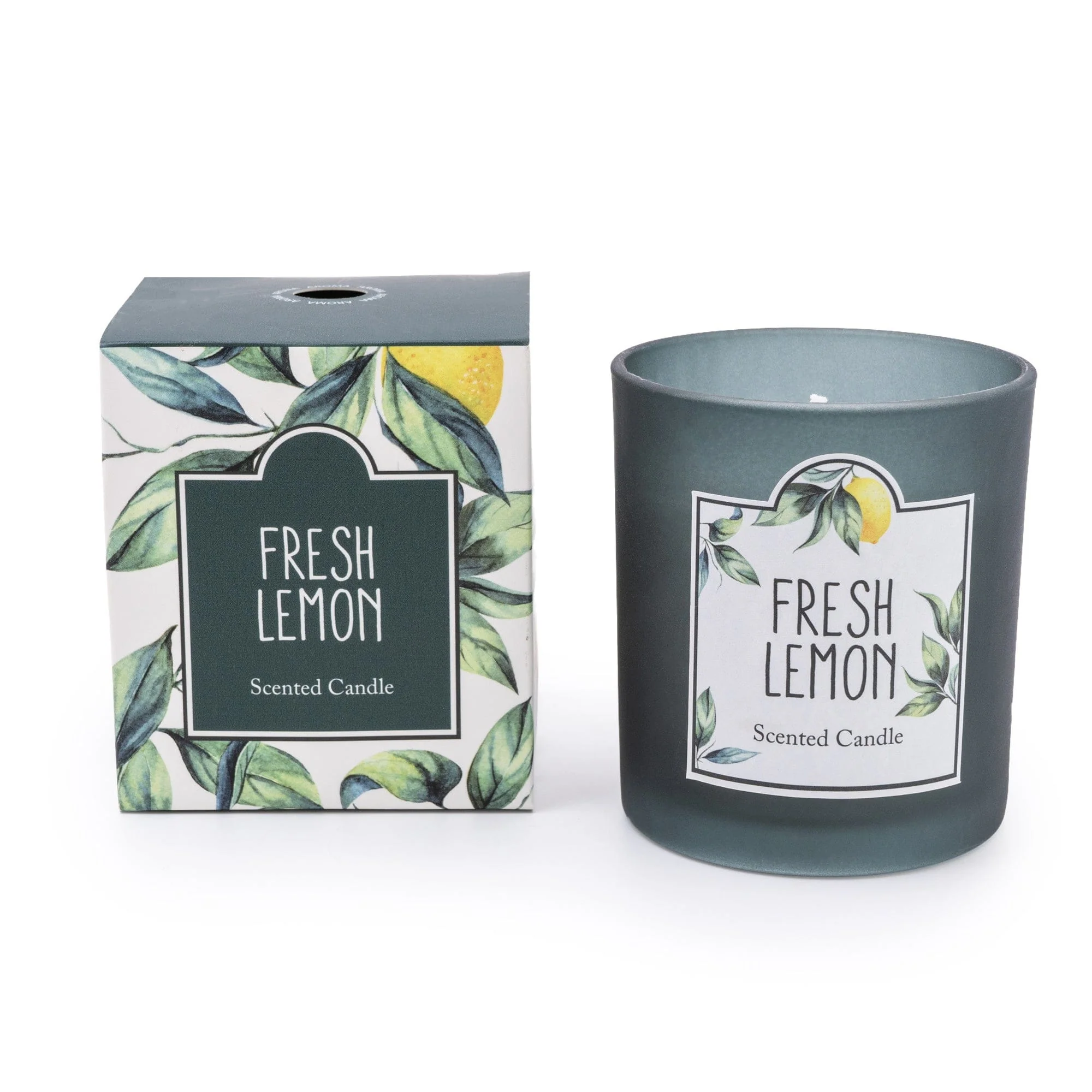 Wax Filled Pot Fresh Lemon - Sicilian Basil & Wild Lemon Scent