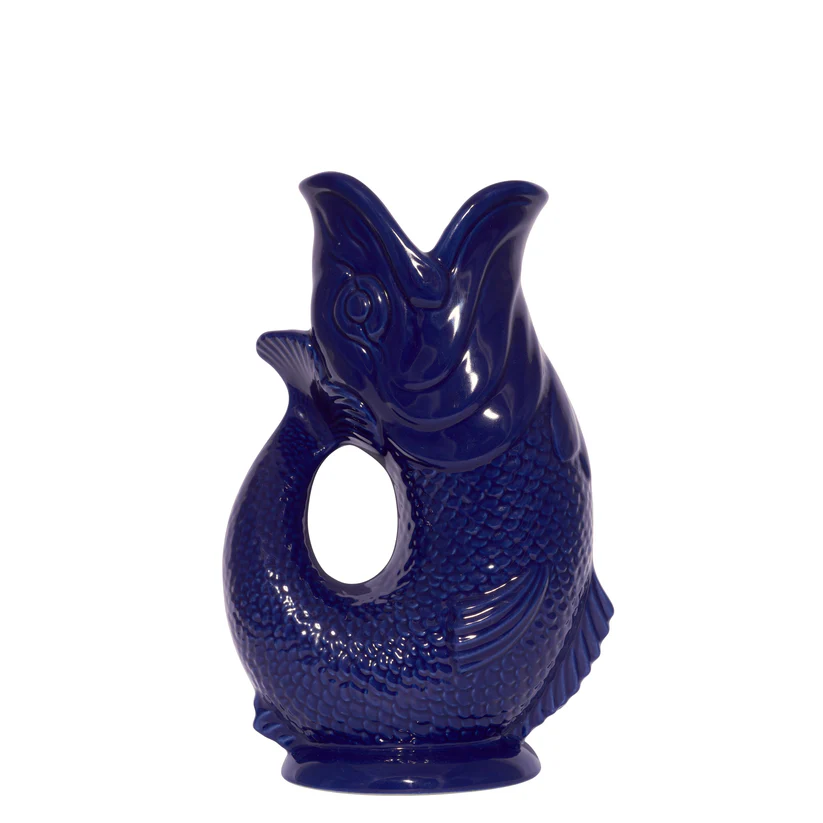 Gluggle Jug Cobalt Blue Pitcher XL