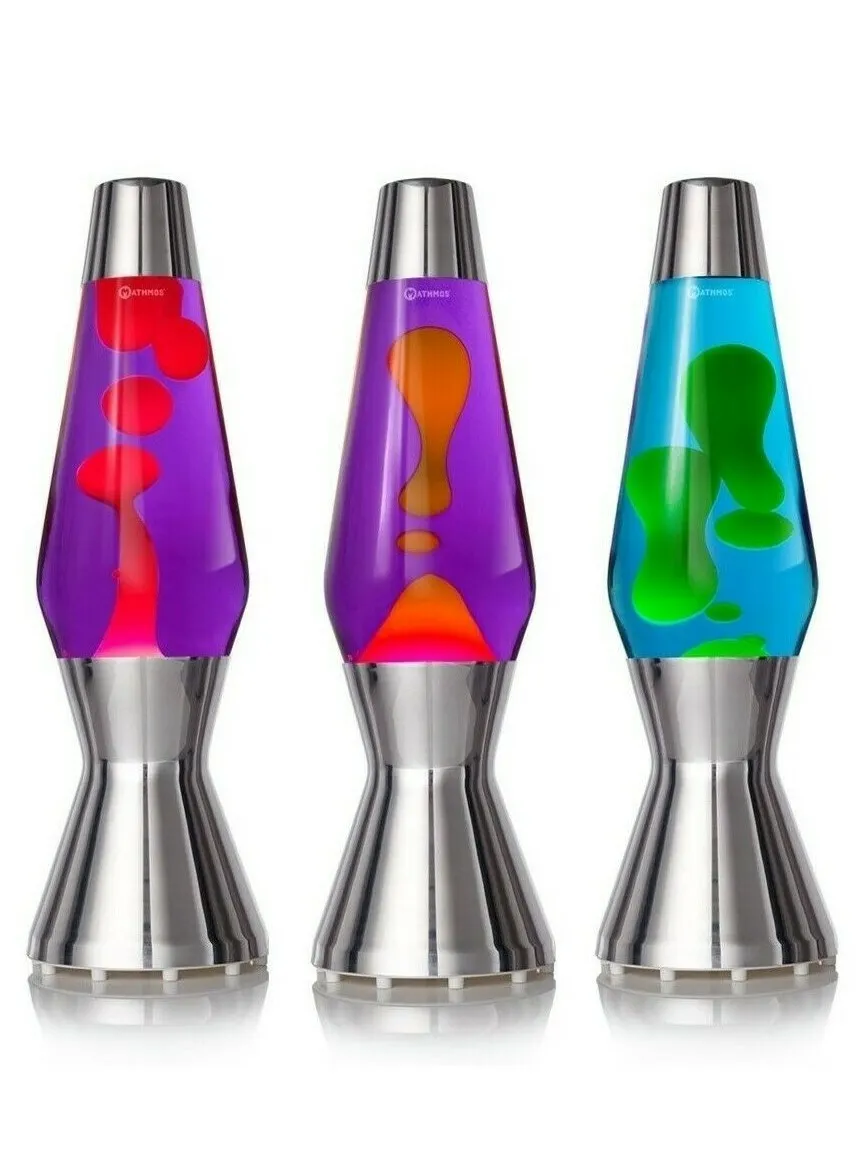 Mathmos Astro Polished Silver Lava Lamp