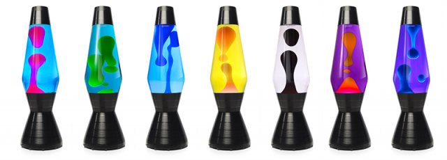 Mathmos Astro Black Vinyl Lava Lamp