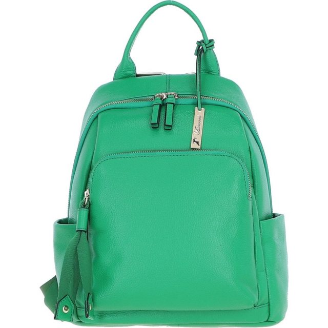 Ashwood Leather Backpack Green X-37