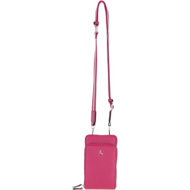 Ashwood Leather Luxury Crossbody Phone Bag Pink X-31