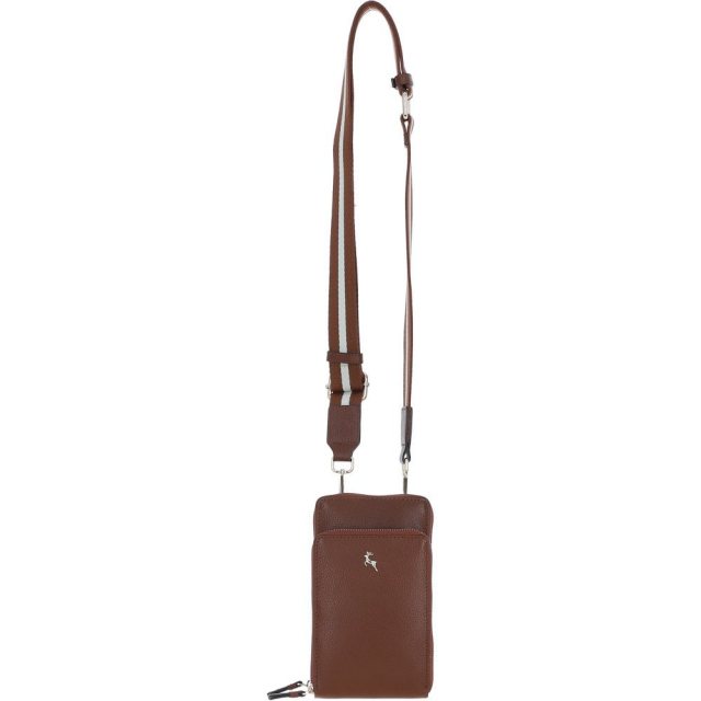 Ashwood Leather Luxury Crossbody Phone Bag Tan X-31