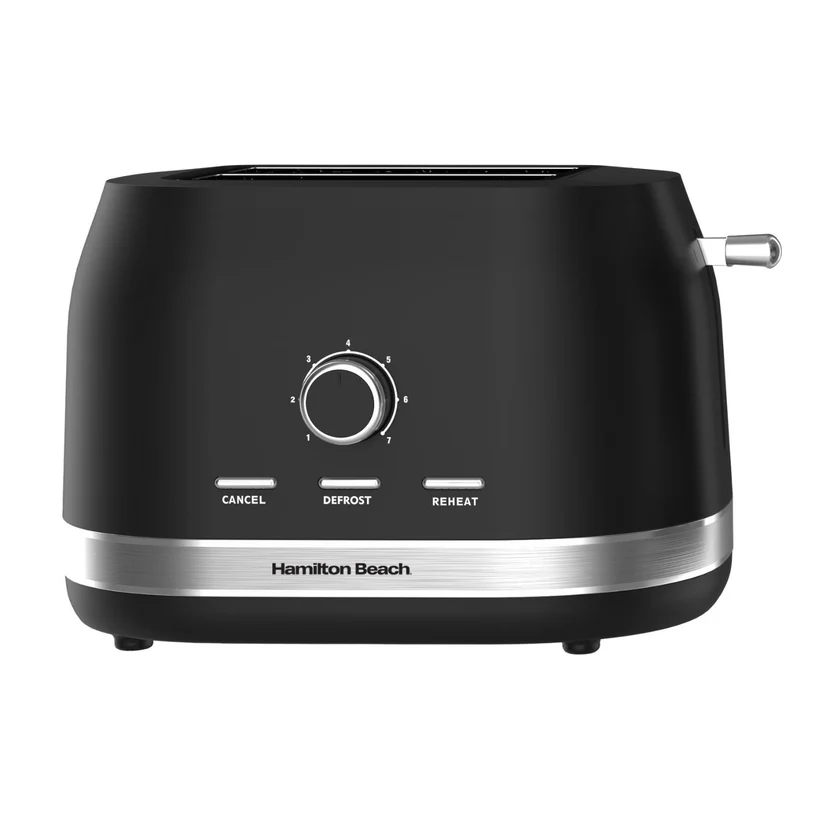 Hamilton Beach Ella 2 Slice Matte Black Toaster