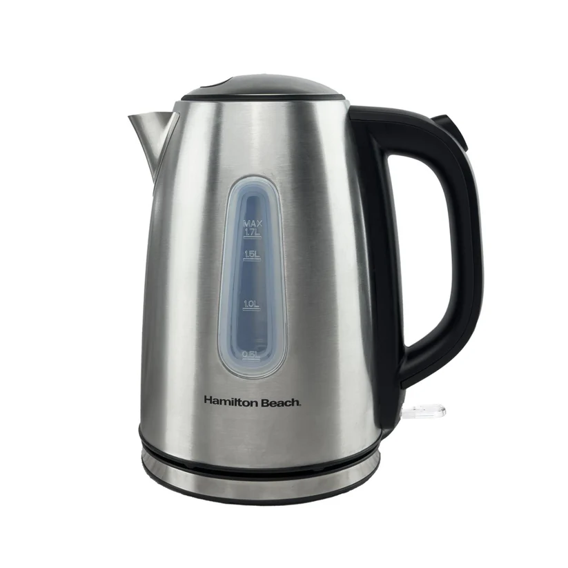 Hamilton Beach Rise 1.7L Brushed Stainless Steel Kettle