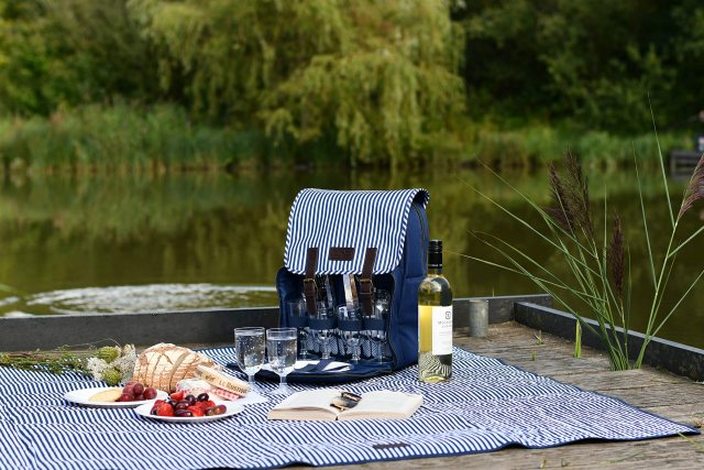 Three Rivers 2 Person Filled Backpack Picnic Set | At Portmeirion ...