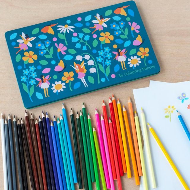 Rex London Printworks 12 Colour Pencils - Neon