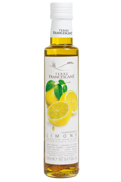 Terre Francescane Extra Virgin Olive Oil with Lemon 250ml