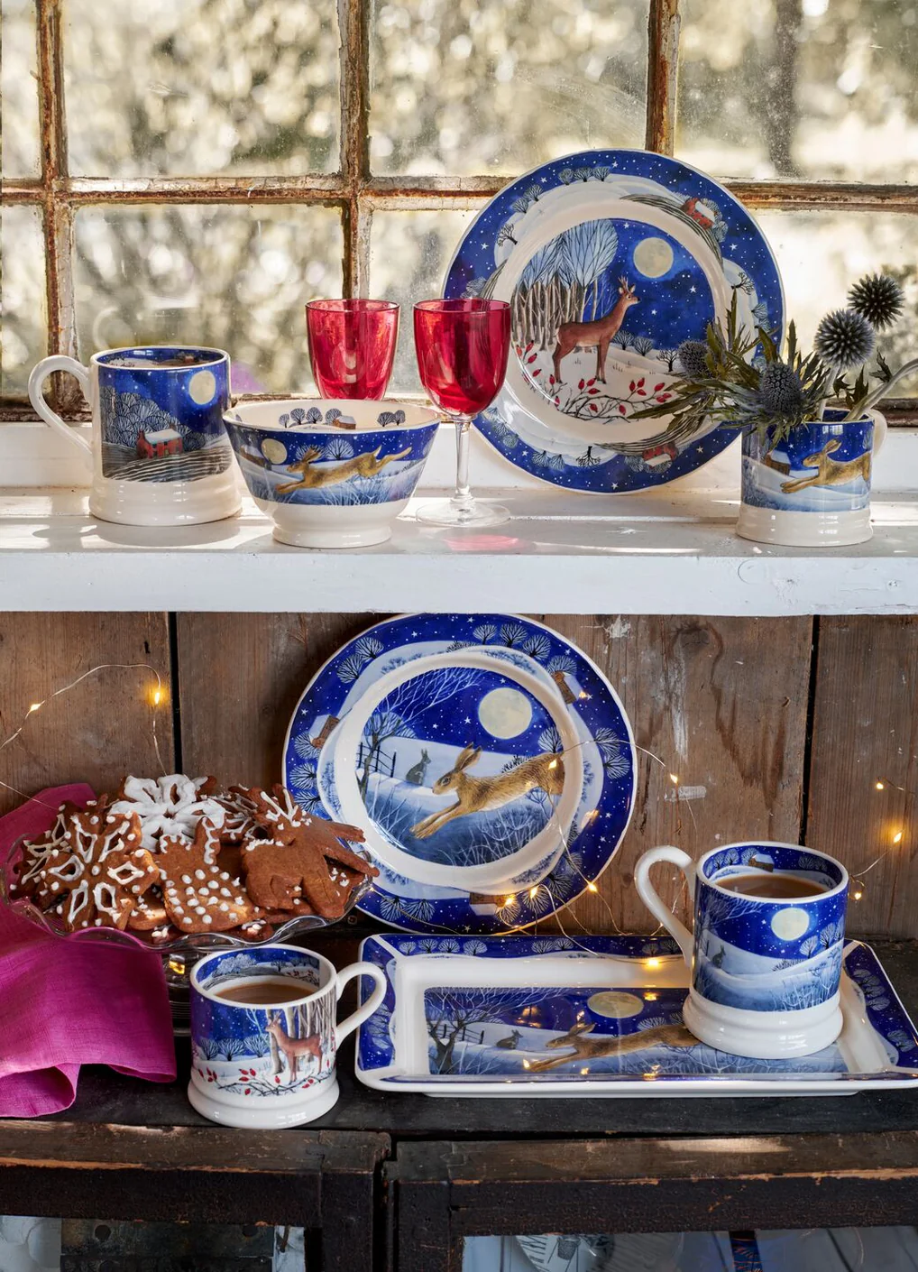 Emma Bridgewater Midnight Hare Medium Oblong Plate | At