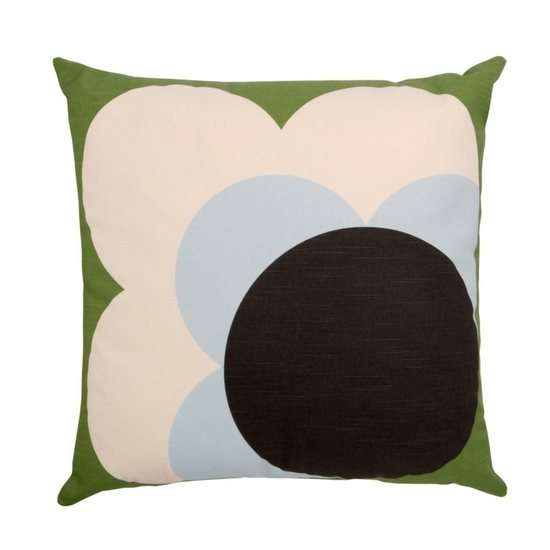 Orla Kiely Weaver Green Moli Chinchilla Cushion