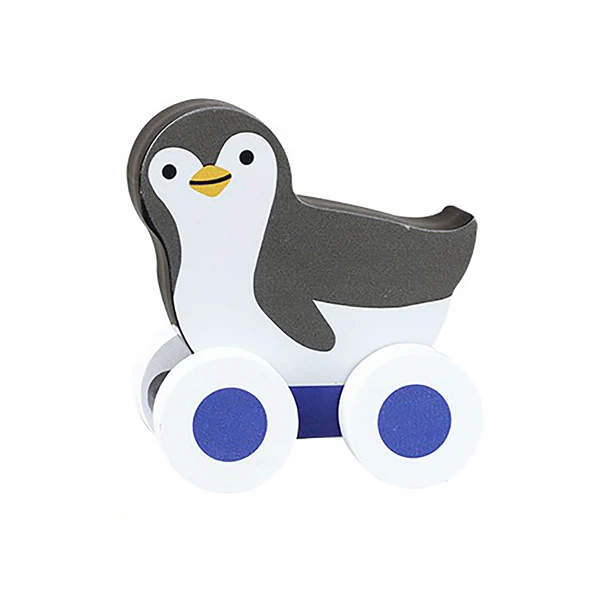 Orange Tree Toys Penguin First Push Toy