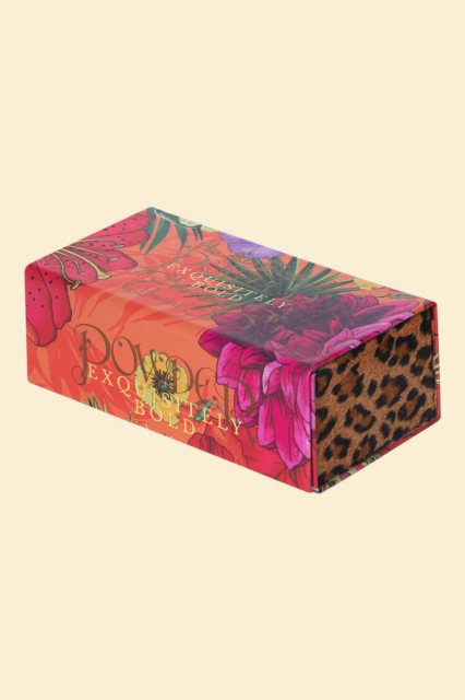 Powder UK Limited Edition Honey in Petal/nude sunglasses w/print hard case-NWT Limited Edition Honey Sunglasses - Tortoiseshell – Powder-uk main image 3