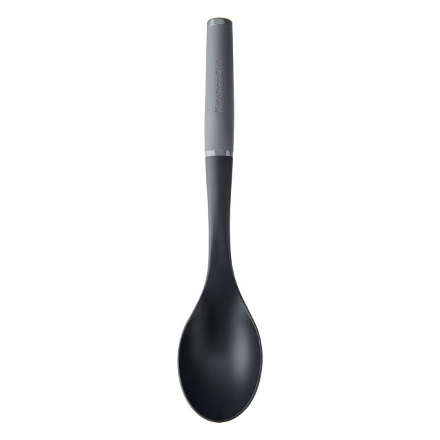 KitchenAid Soft Grip Basting Spoon - Charcoal Grey