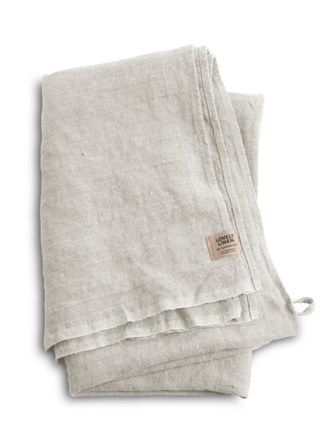 Lovely Linen Hamam Towel Light Grey