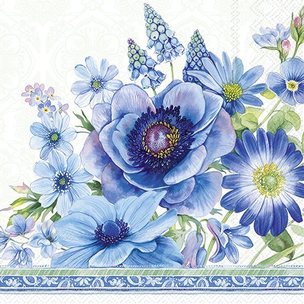 IHR Napkins Springtime Blues