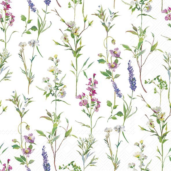 IHR Napkins Summer Lightness White