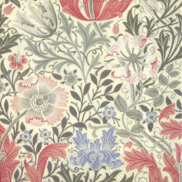 IHR x V&A Napkins Compton Cream