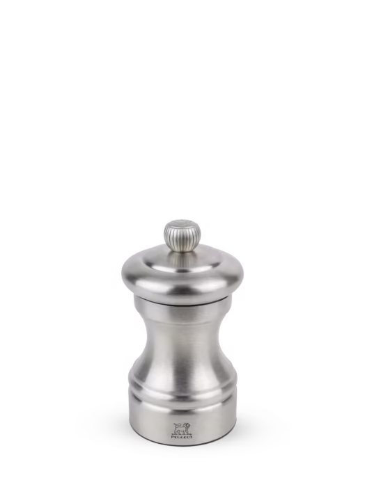 Peugeot Bistro Chef Manual Salt Mill in Stainless Steel 10cm