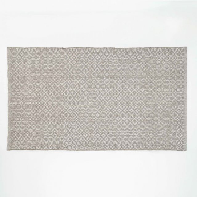 Weaver Green Diamond Chinchilla Rug 90x60cm