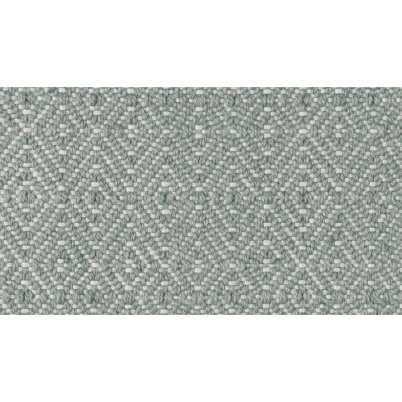 Weaver Green Diamond Dove Grey Rug 90x60cm