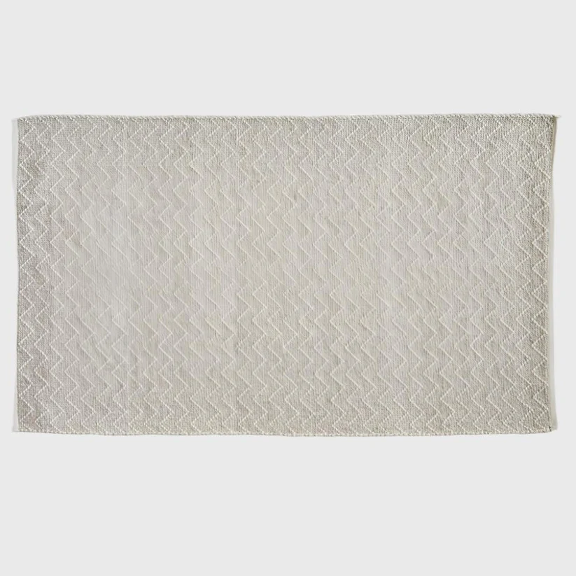 Weaver Green Chenille Chinchilla Rug 90x60cm
