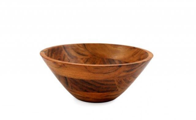 Wooden Serving Bowl 25cm