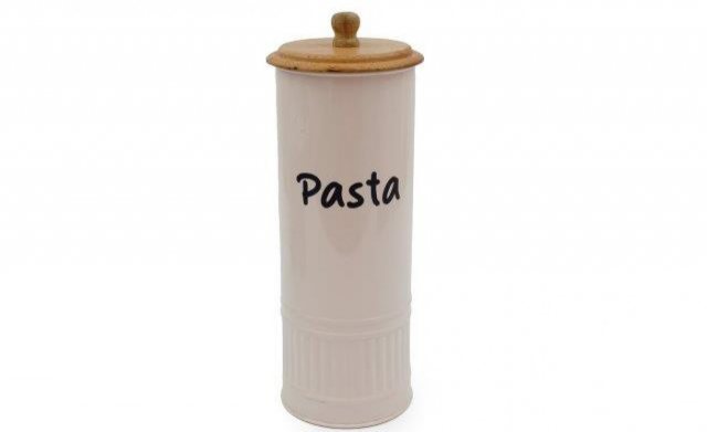 Pasta Tin Cream with Wooden Lid