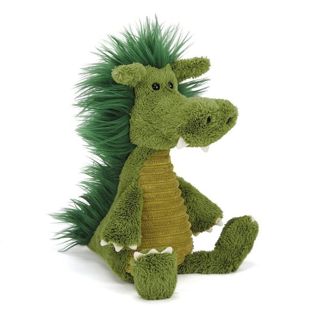 Jellycat Soft Toys Mint Dragon in Dark Chocolate