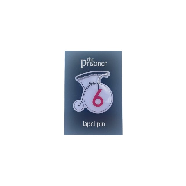 The Prisoner No 6 Pennyfarthing Lapel Pin