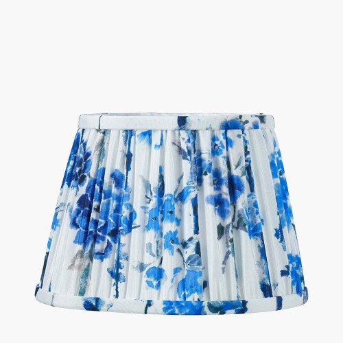 Pacific Kyoto Flower Pleated Shade - Cobalt