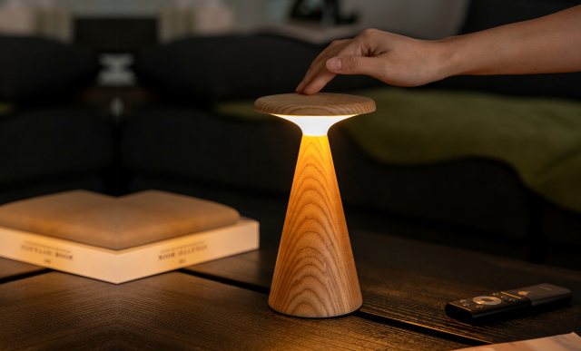 Gingko Sylva Table Lamp - Large White Ash