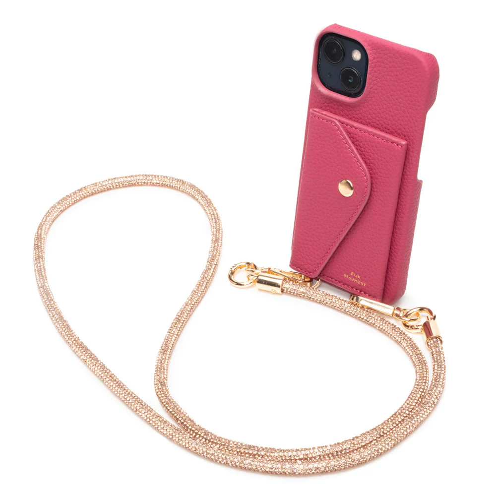 Elie Beaumont Leather iPhone Case - Berry