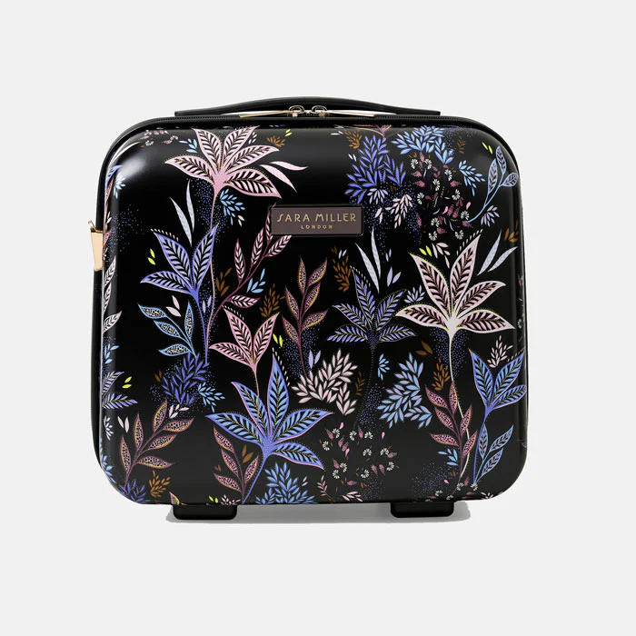 Sara Miller Vanity Case - Black Botanic
