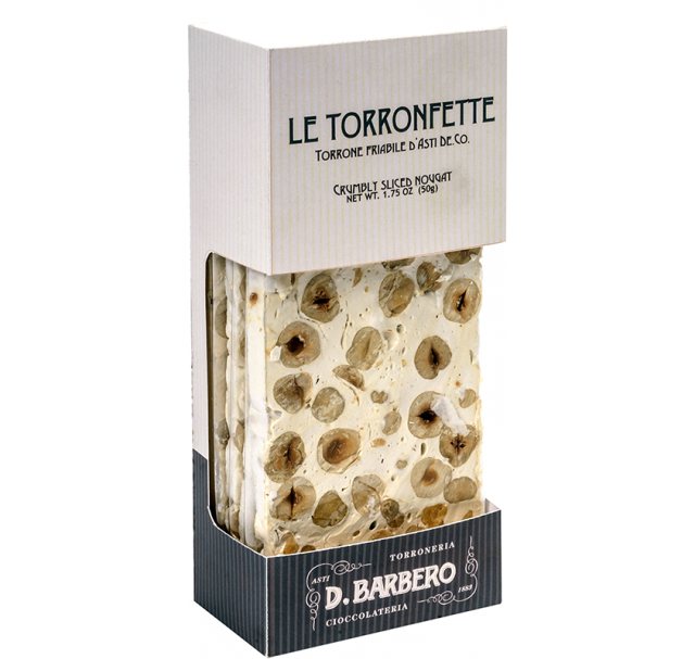 D.Barbero Torronfette Hazelnut Nougat Slices 200g