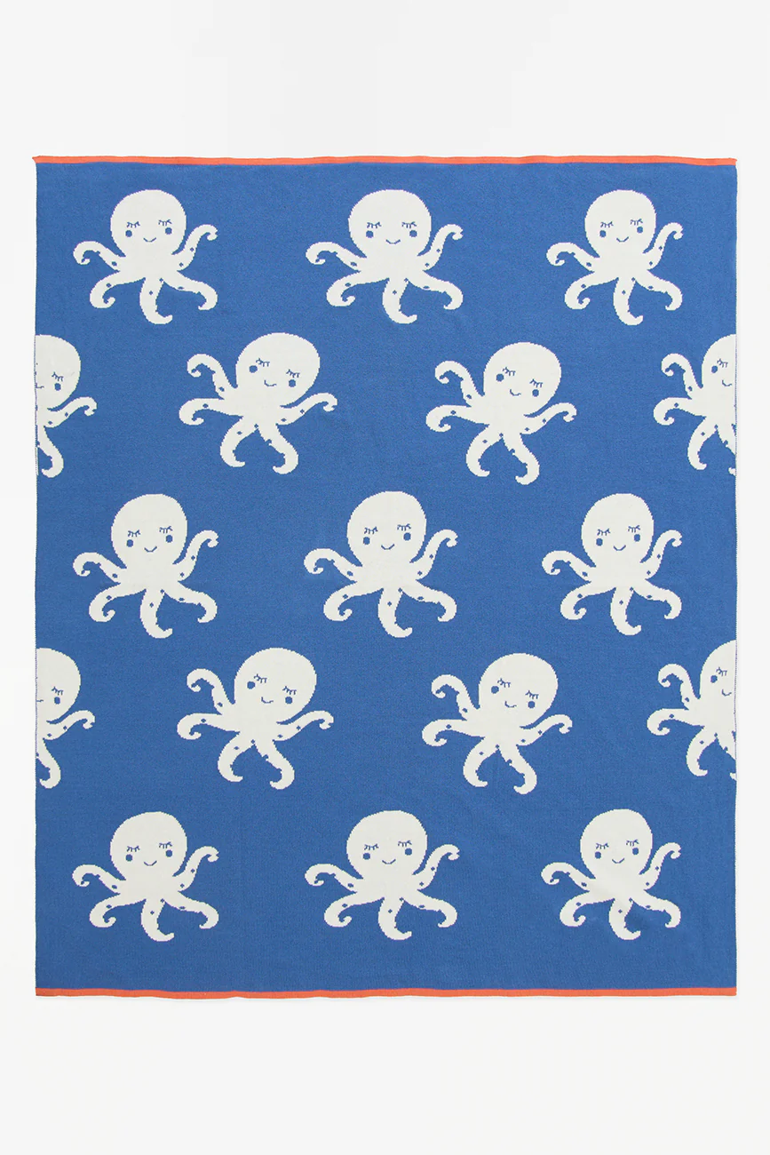 Batela Cotton Blanket - Octopus