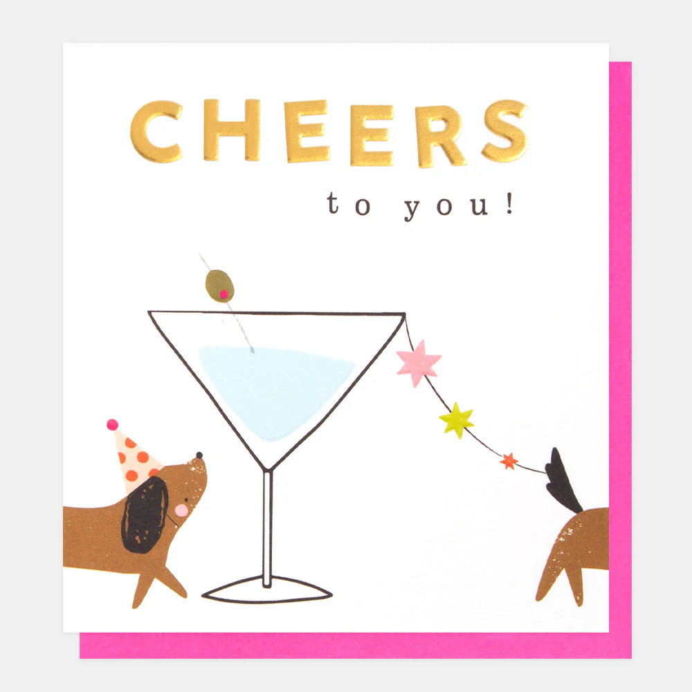 Caroline Gardner Cheers To You Card