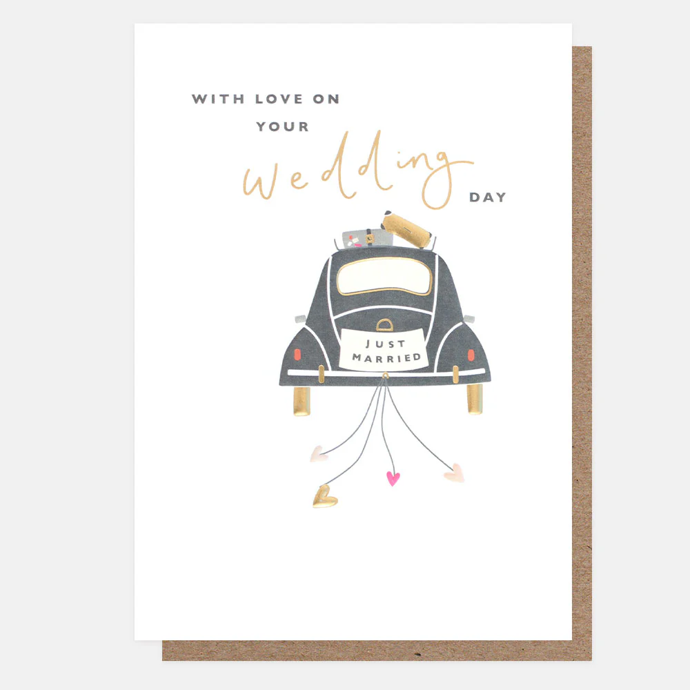 Caroline Gardner With Love On Your Wedding Day Card