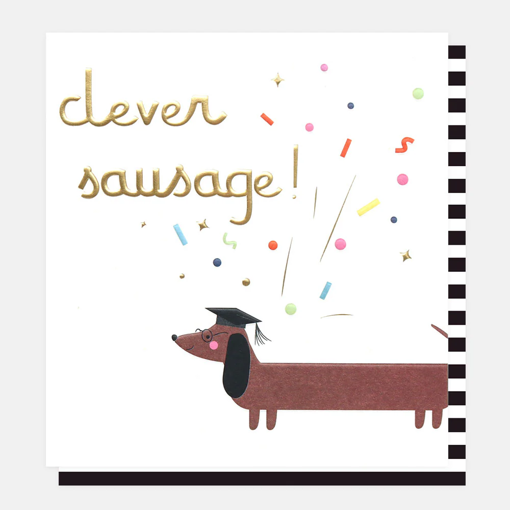 Caroline Gardner Clever Sausage Card