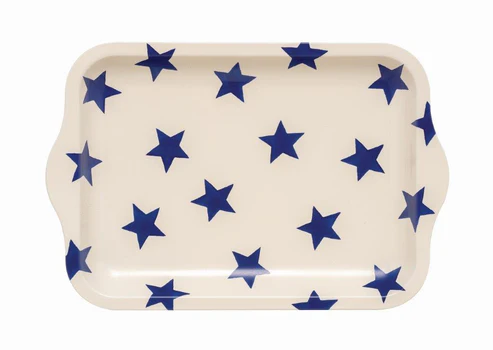 Emma Bridgewater Blue Stars Small Tin Tray