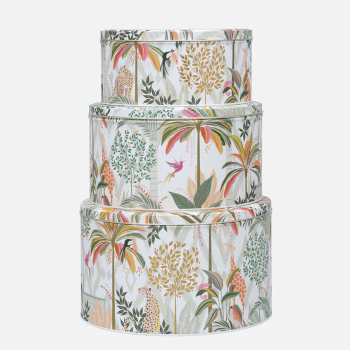Sara Miller Palm Garden Set of 3 Cake Tins