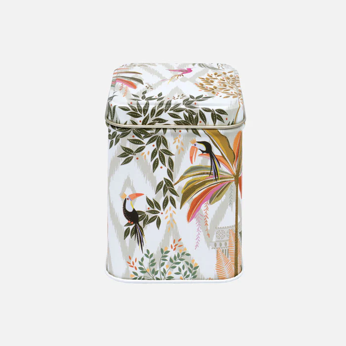 Sara Miller Palm Garden Small Square Tin