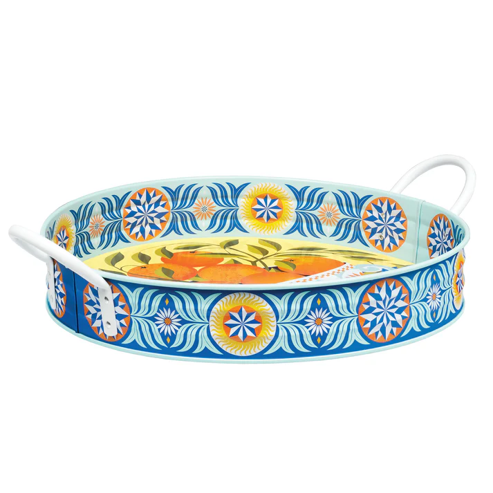 Printer Johnson Oranges Large Handled Tray